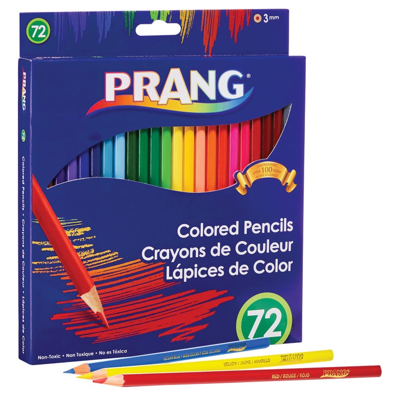 Prang Colored Pencil Sets, 3 Mm, 2b (#1), Assorted Lead/barrel Colors, 72/pack - Image 2
